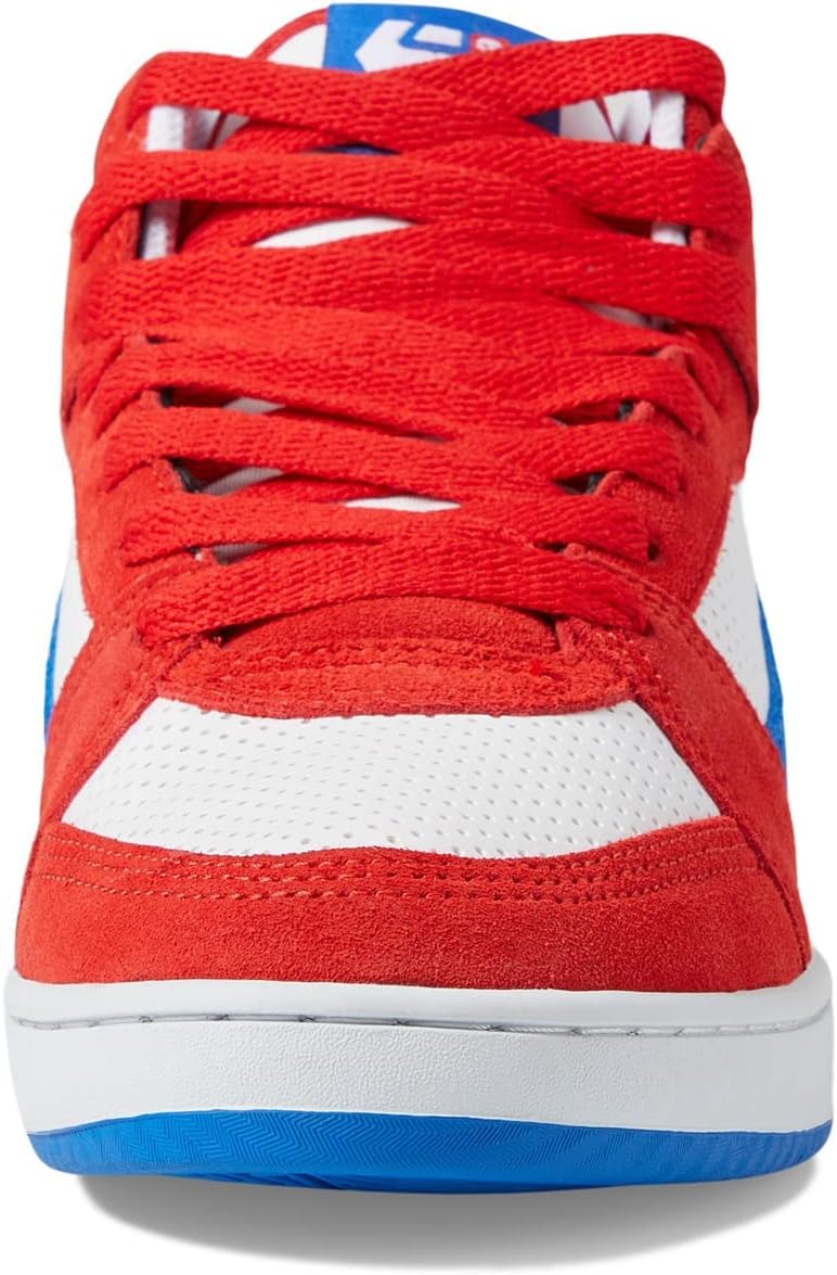 Etnies Herren Mc Rap Hi Top Skateschuh Skate-Schuh 45 EU Rot Weiss Blau, 45 EU Rot Weiss Blau