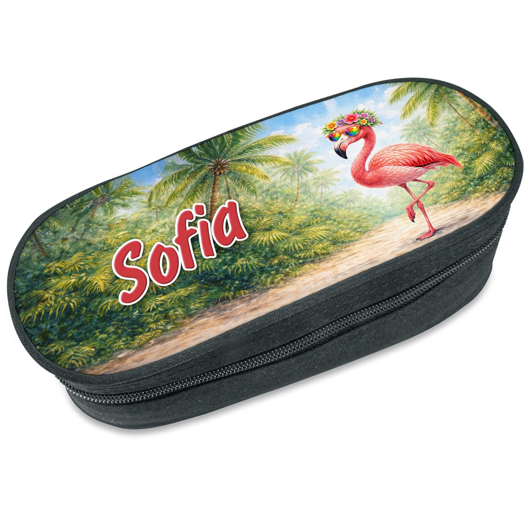 Federmäppchen mit Name personalisiert, rosa, türkis blau Stiftebox Federtasche, Geschenkidee Schulan