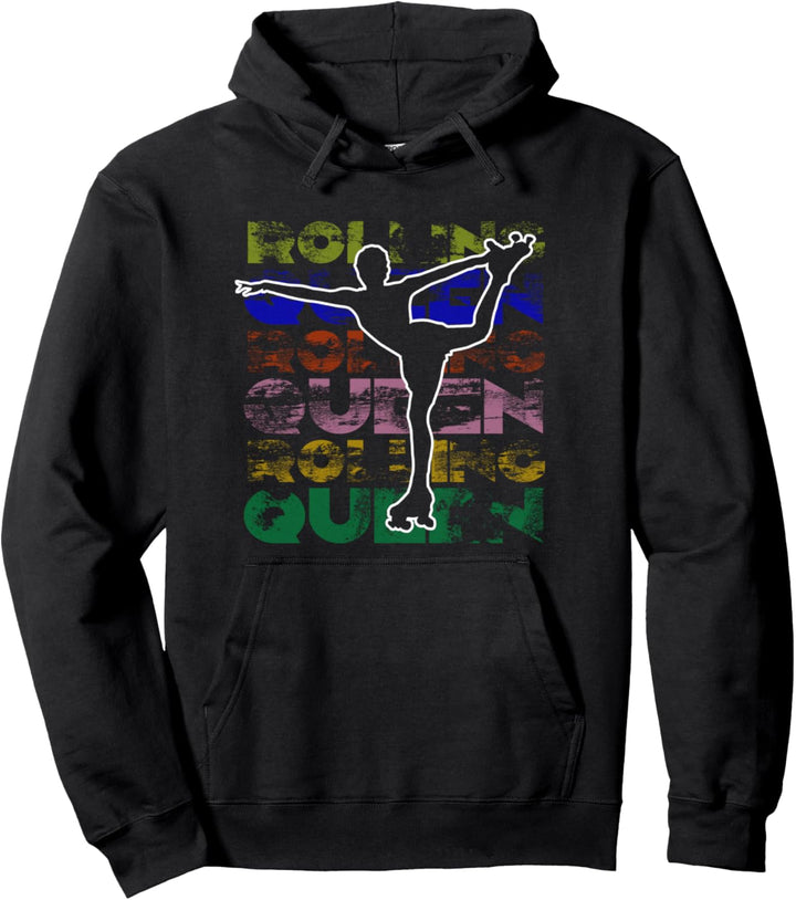 Rollkunstlauf Queen Girl Rollschuh Sport Geschenk Geburtstag Pullover Hoodie