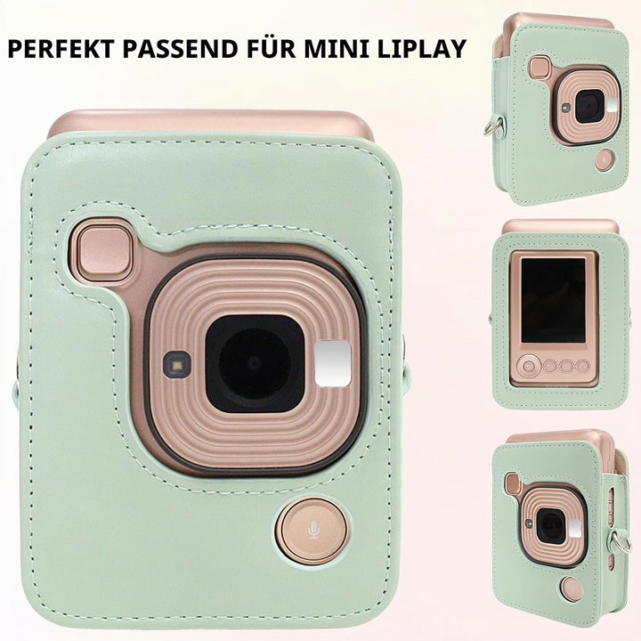 HIYQIN Mini LiPlay Tasche und Magnetische Bilderrahmen, Schutzhülle Kompatibel mit Fujifilm Instax L