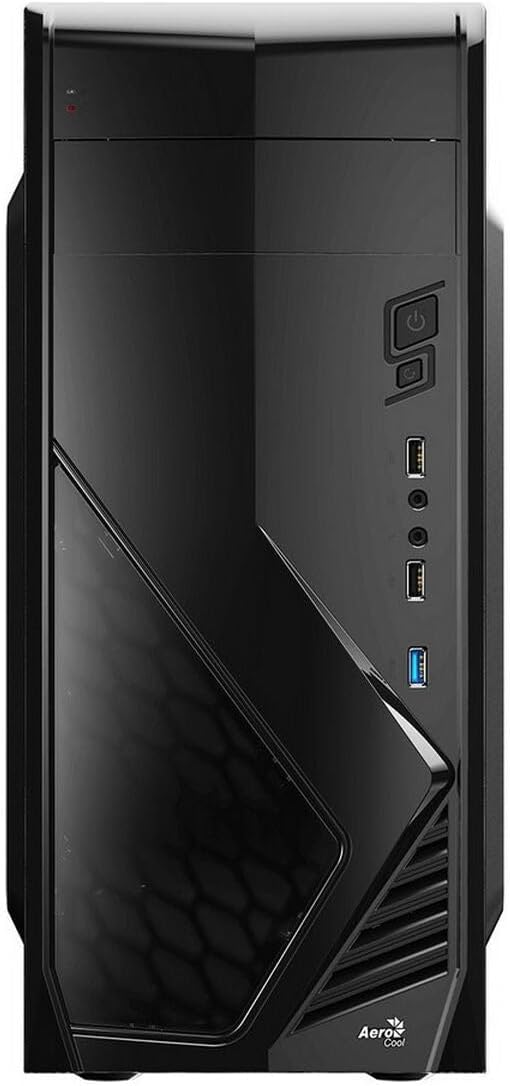Aerocool CS1102 - Computergehäuse für PC (Halb-Turm ATX, 7 Steckplätze, USB 3.0/2.0, Audio HD), Farb