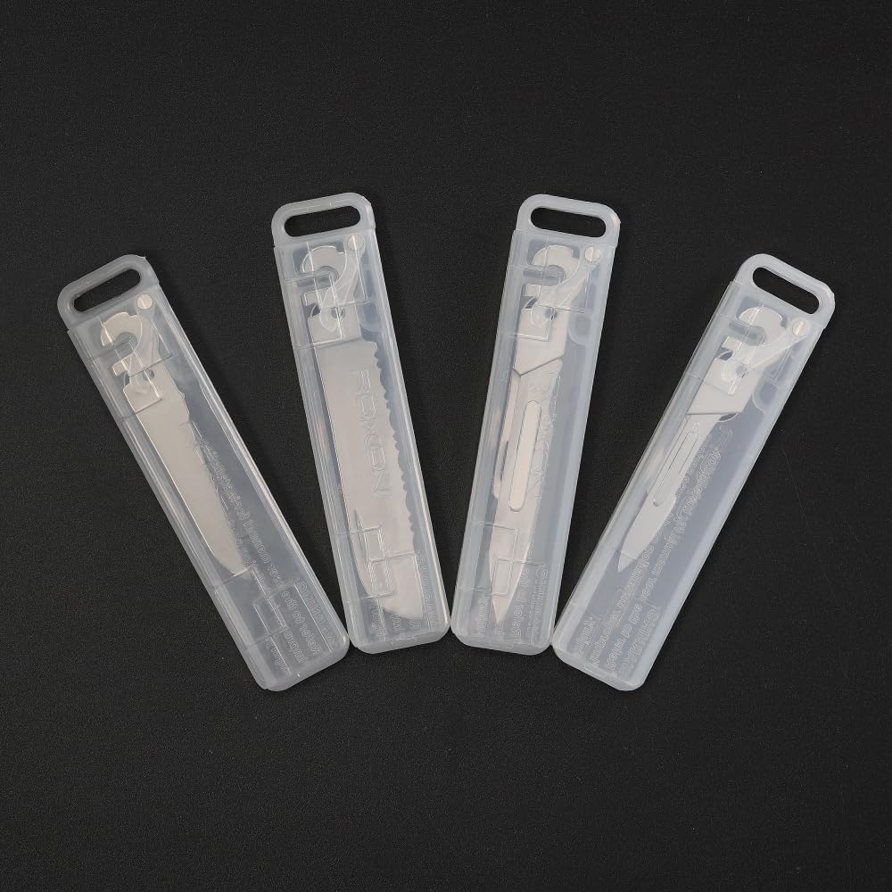 Roxon FT02 Build Your Own Multitool Accessory für Flex Multitool (4-tlg. Set mit kleiner gezackter K