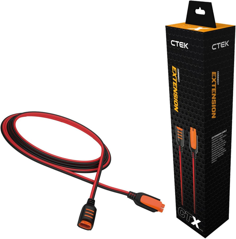 CTEK CTX CONNECT EXTENSION 2.5M, erweitert die Reichweite Ihres CTEK Batterieladegeräts, sicher, sch