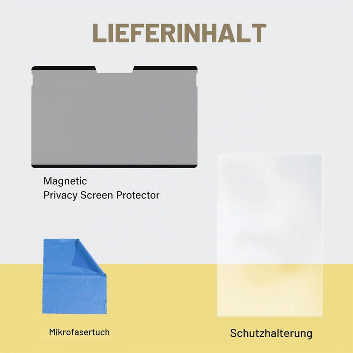 SenseAGE Magnetischer Blickschutzfilter für Microsoft Surface Pro X/9/8 (13 Zoll), Entfernbare, Anti