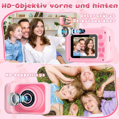 MILFECH Kinder Kamera, 1080P HD 2,0-Zoll-Bildschirm Digitalkamera Kinder mit Selfie Digital Video Ka