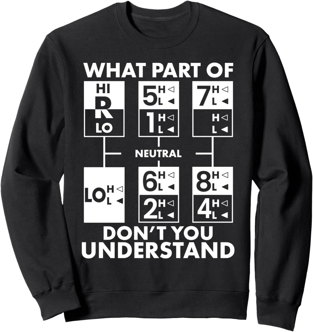 LKW Fahrer Brummifahrer Lastwagenfahrer - Fernfahrer Sweatshirt