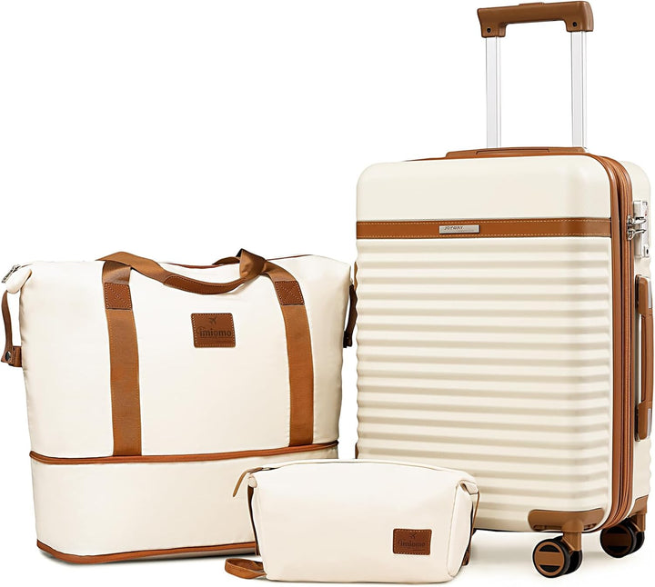 Joyway Koffer Trolleys Handgepäck Koffer, Hartschalen Reisekoffer mit 4 Rollen und TSA Schloss, Erwe