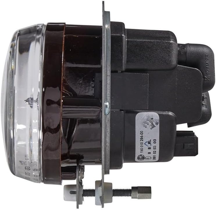 HELLA - Halogen/FF-Nebelscheinwerfer - 90mm Essential - 12V - rund - Einbau - glasklare Streuscheibe