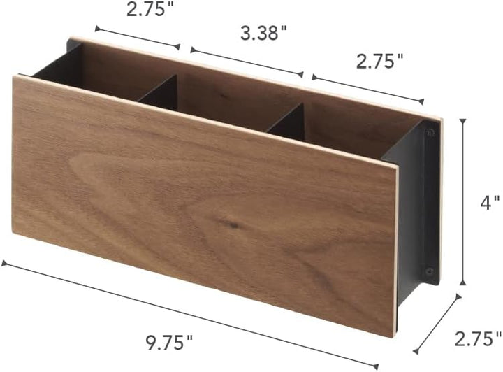 Pen & Remote Rack - Rin - brown Schwarz, Schwarz
