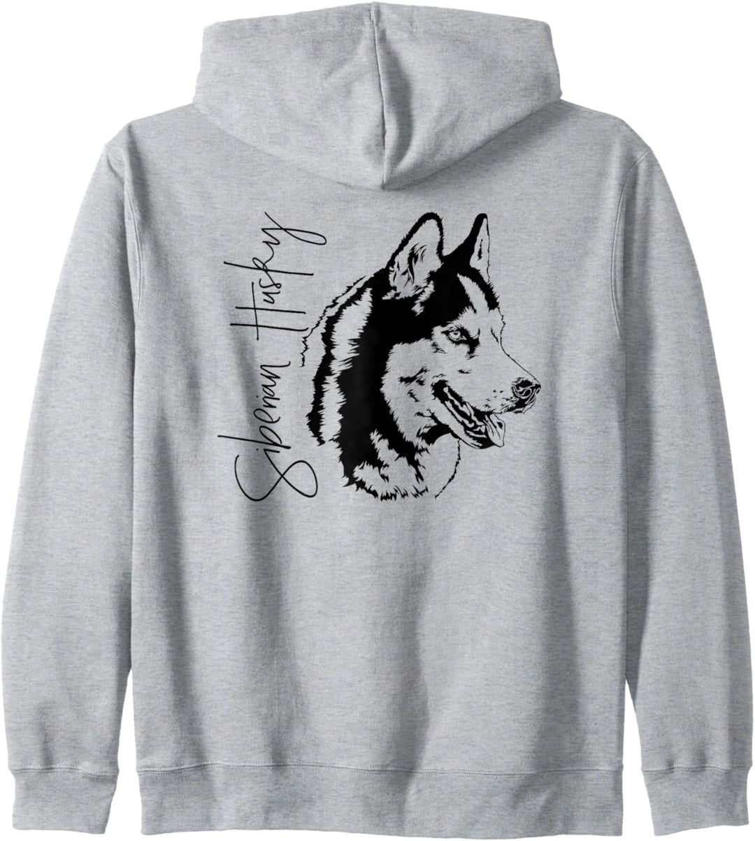 Siberian Husky Schlittenhund Hund Hunde Portrait Hunde Kapuzenjacke