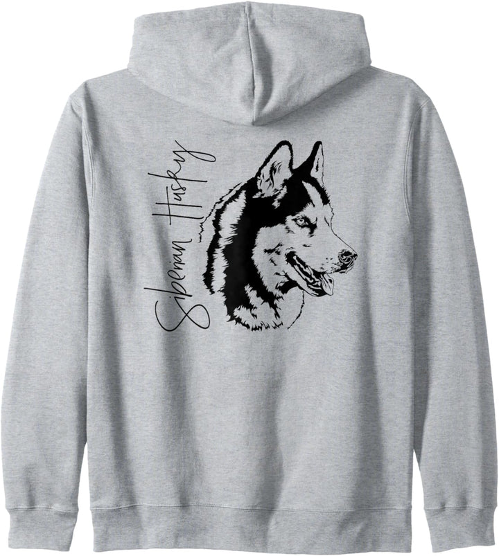 Siberian Husky Schlittenhund Hund Hunde Portrait Hunde Kapuzenjacke