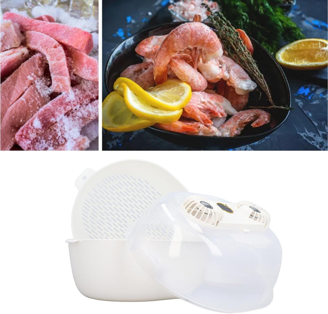 Haushalts Auftaubox 360 Grad Schnellauftaugerät Effiziente USB Lade UV Auftau Auftaumaschine für Gef