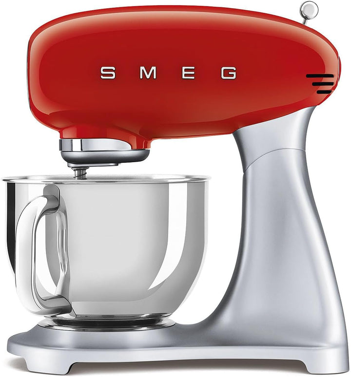 SMEG, SMF02RDEU Küchenmaschine, 10 Geschwindigkeitsstufen, Planetenrührwerk, Sicherheitsabschaltung,