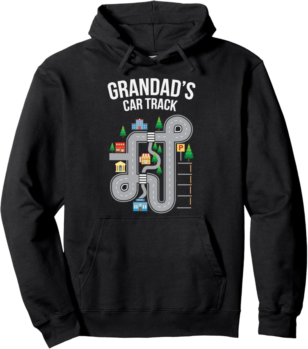 grandad Car Track Playground Pullover Hoodie