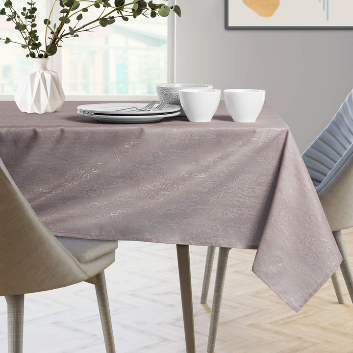 AmeliaHome Tischläufer Set 35x250 cm und 115x250 cm Lotuseffekt Wasserabweisend Schlangenhautmuster