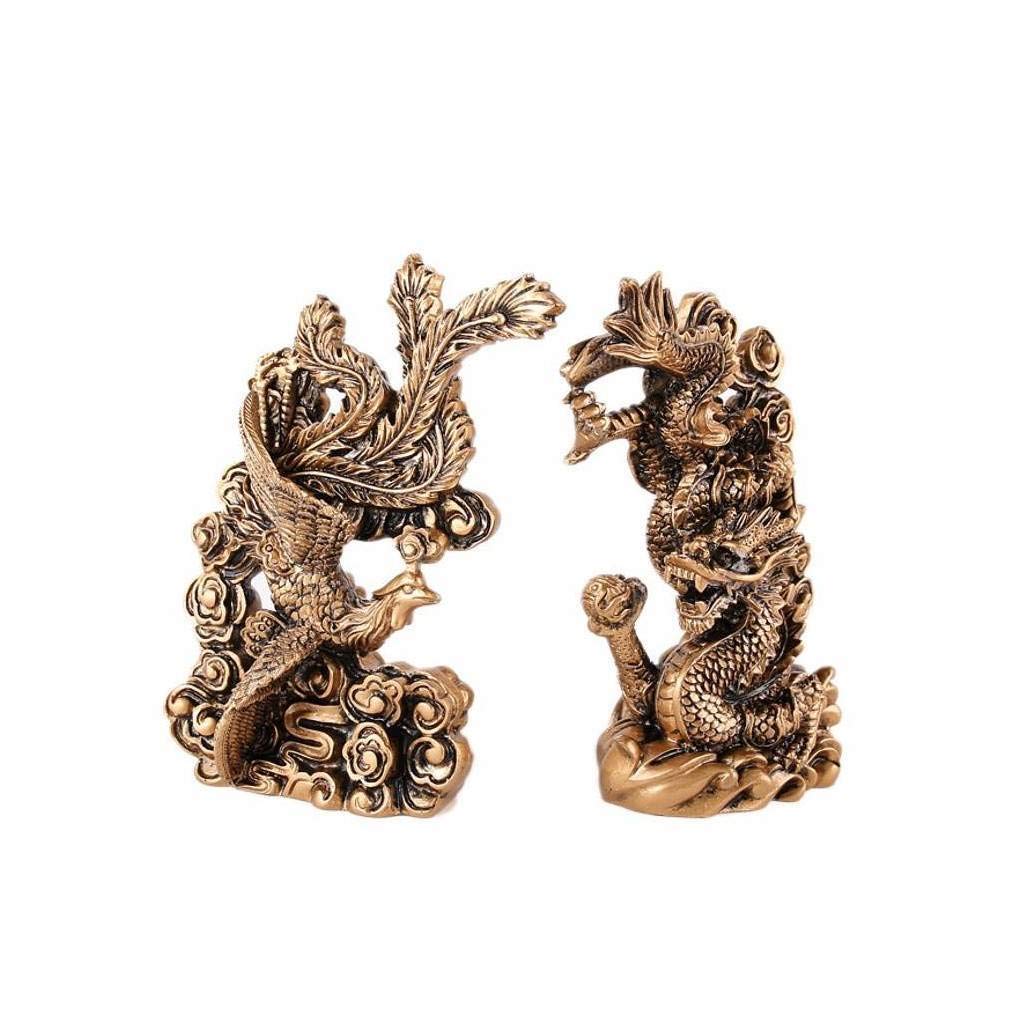 Drachenpaar Feng Shui Drache Phönix, Drache Phönix