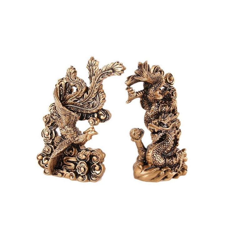 Drachenpaar Feng Shui Drache Phönix, Drache Phönix