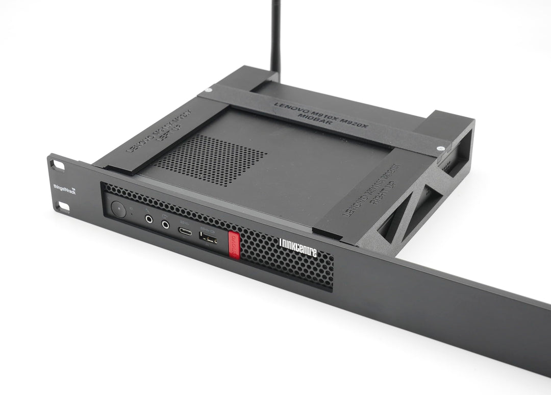 Rack-Halterung für Lenovo M910X/M920X 48,3 cm (19 Zoll), 1U, genaue Passform, bündiges Design