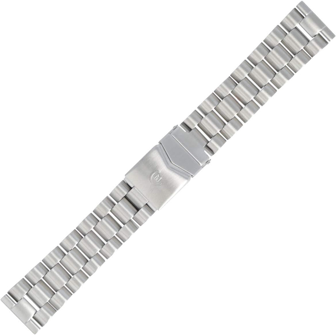 MARBURGER Uhrenarmband 22mm Edelstahl Silber - Werkzeug Montage Set 89508180020