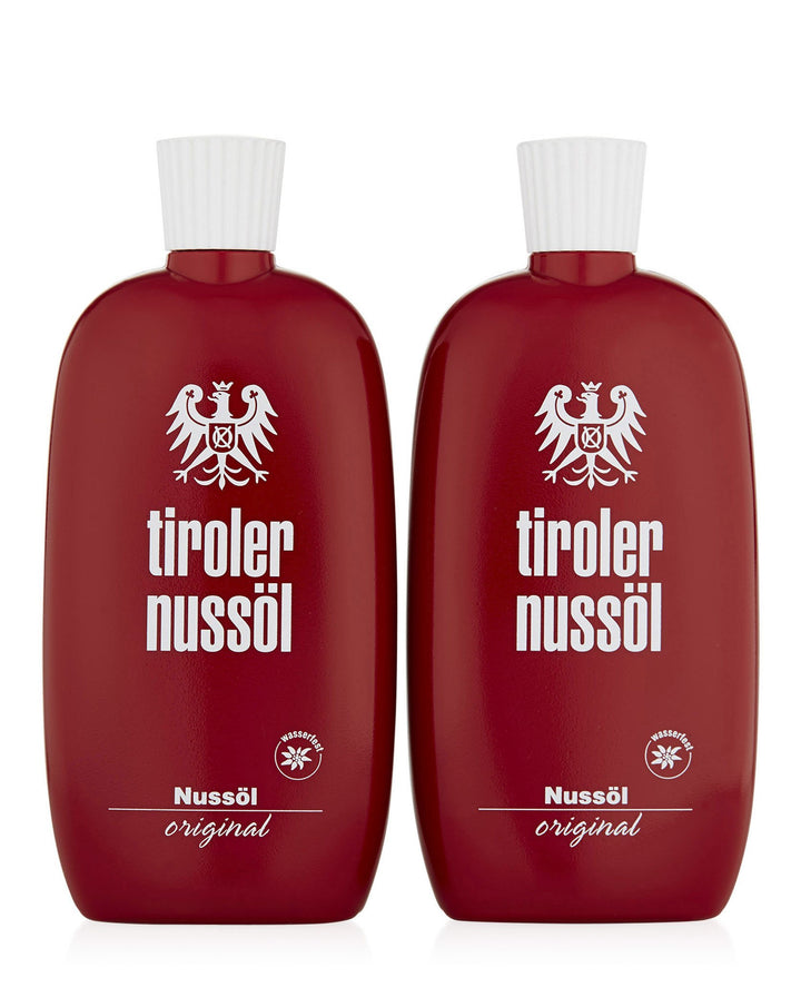 Tiroler Nussöl Original DOPPELPACK 2x 150ml |Das Original |Verleiht der Haut schon beim Auftragen ei