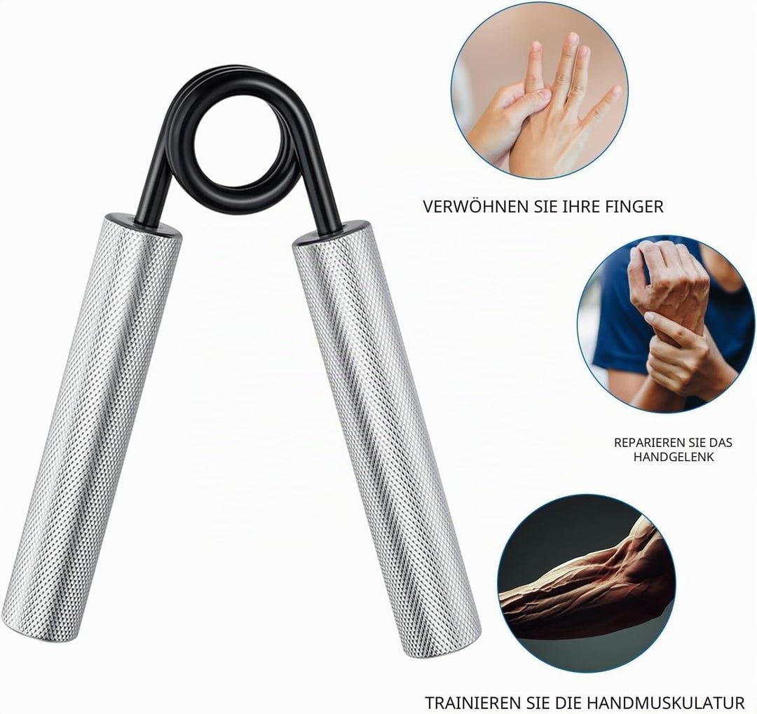 Handtrainer 4er-Set (50-200 LB), Rutschfester Unterarmtrainer, Langlebiger Griffkraft Trainer für Mu