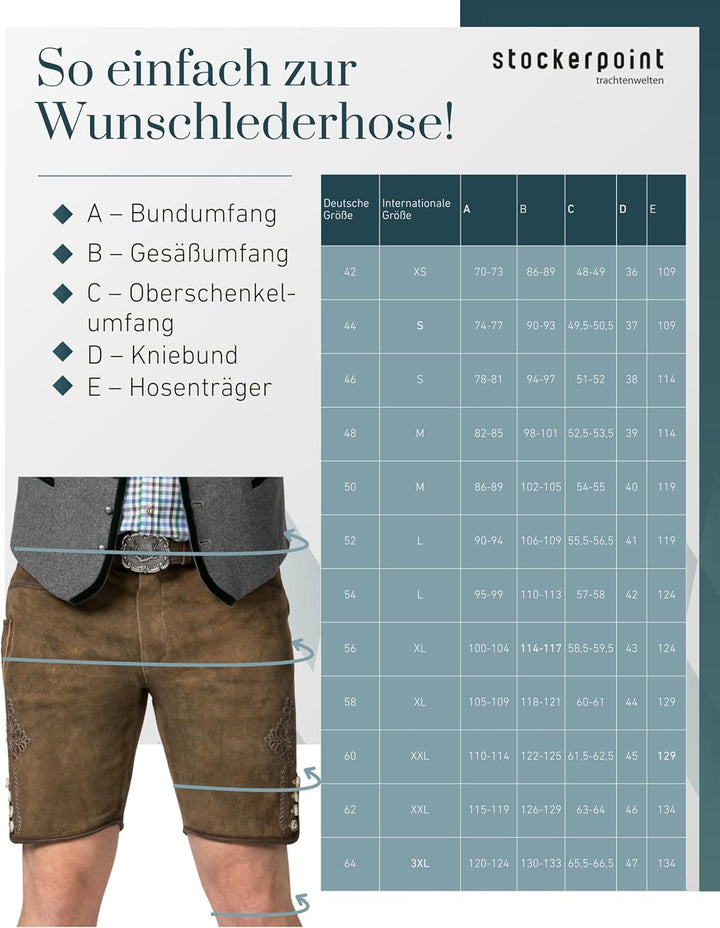 Stockerpoint Herren Hose 46 Havanna Gespeckt, 46 Havanna Gespeckt