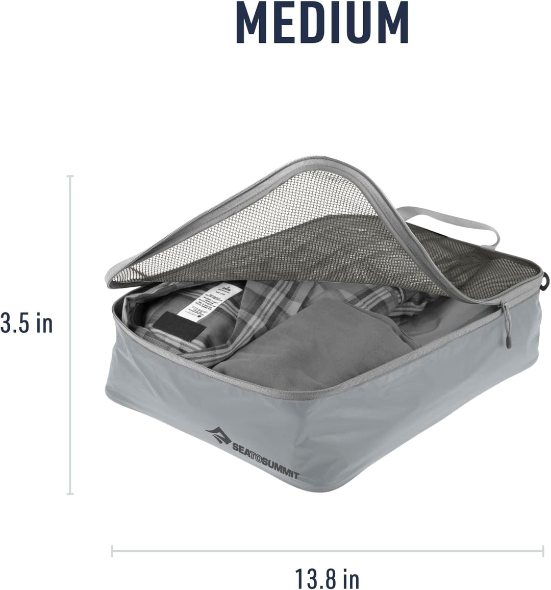 Sea To Summit Ultra-SIL Garment Mesh Bag Medium Grau - Robuste vielseitige Kleideraufbewahrung, Grös