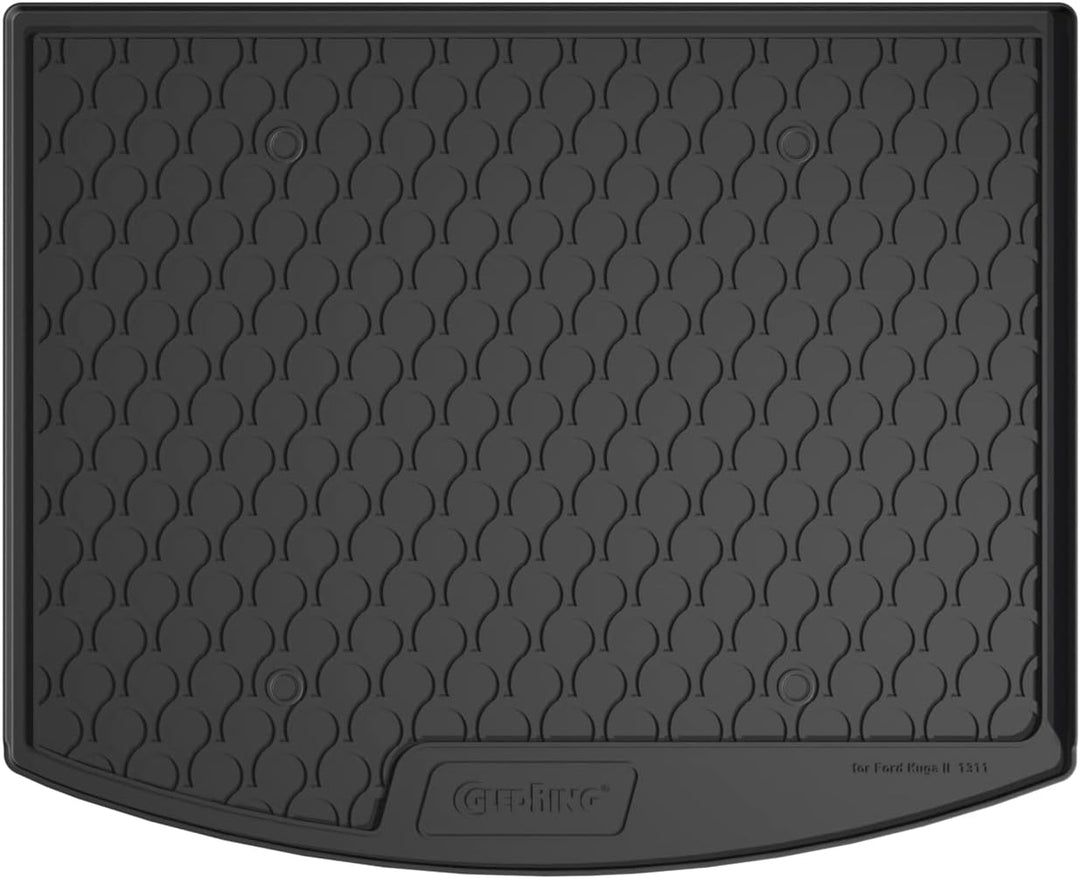 Gledring Rubbasol (Gummi) Kofferraumwanne Ford Kuga 2013-2016 & 2016- (Tiefe variabele Ladeboden)