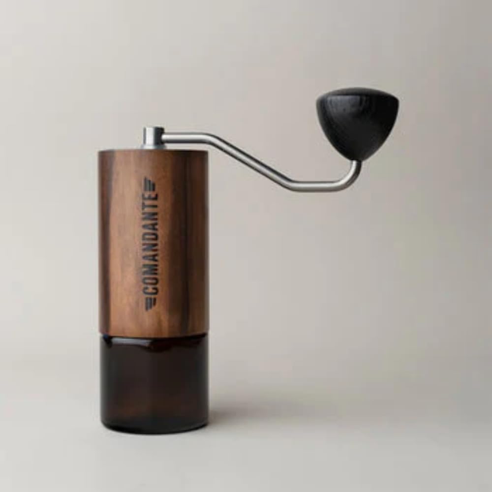 Kaffeemühle C40 MK4 Nitro Blade Liquid Amber/Edelstahl von COMANDANTE, Silber/Braun, Silber/Braun Si