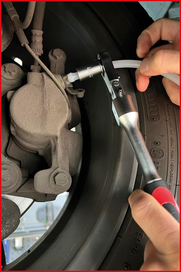 KS Tools 518.0320 Bremsen-Entlüftungsschlüssel-Satz für VAG, 11-tlg