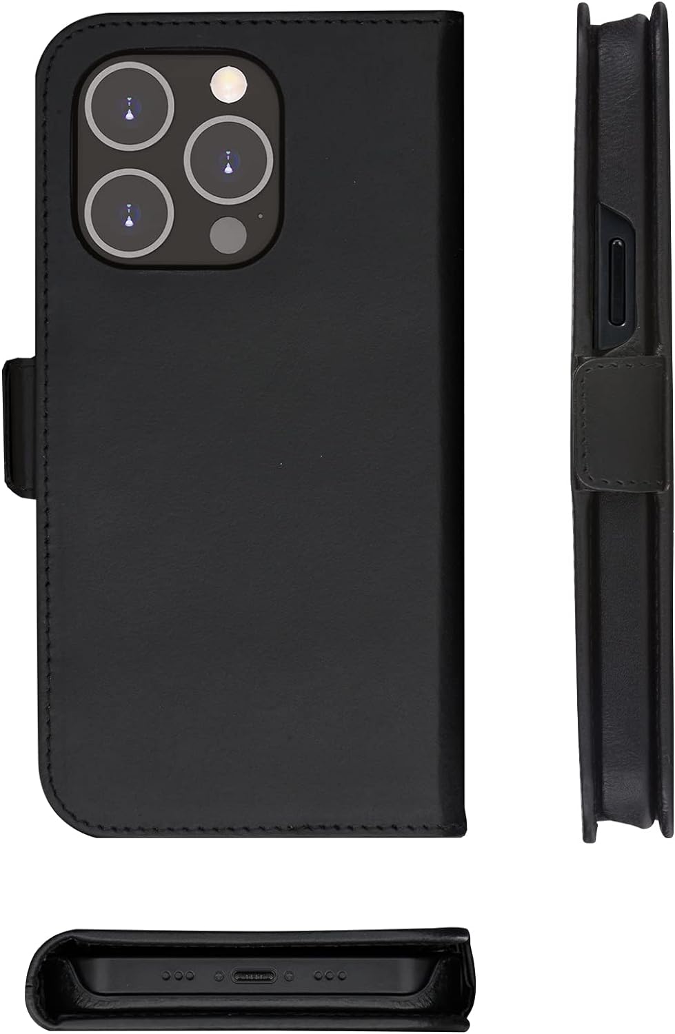 dbramante1928 - Lynge Hülle für iPhone X/Xs - Klapphülle aus robustem, hochwertigem Leder - Mit Kart