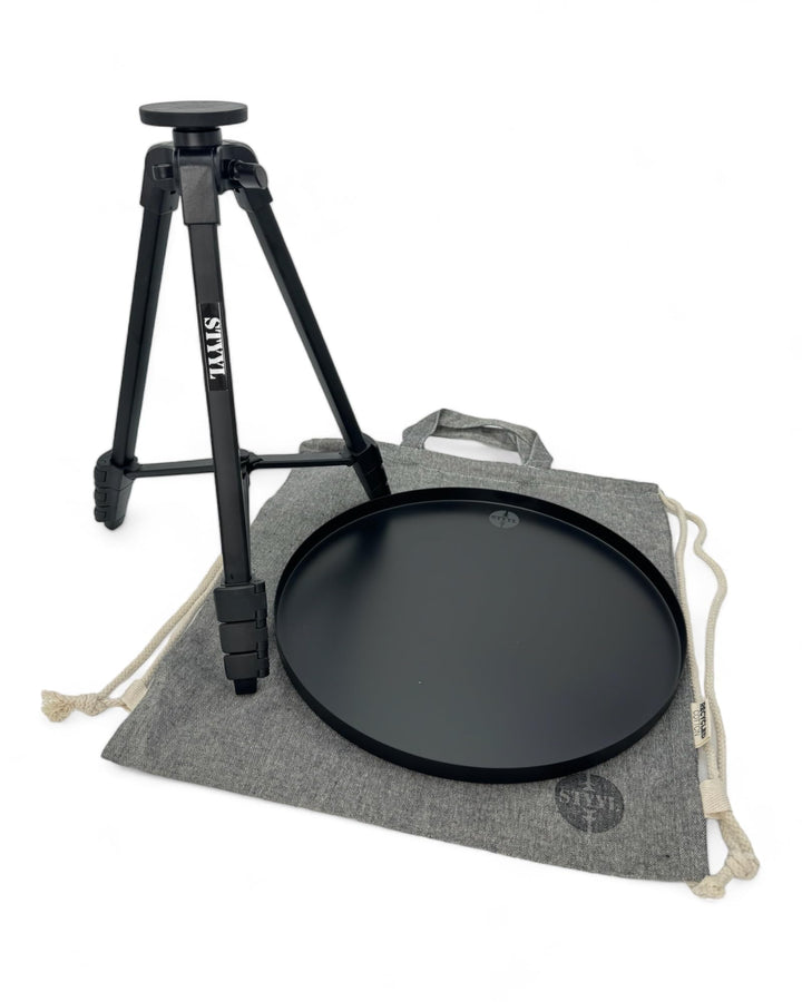 STYYL Tutty-TablettY - der magnetische Beistelltisch Camping Kleiner Tisch Tablett Metall Magnet