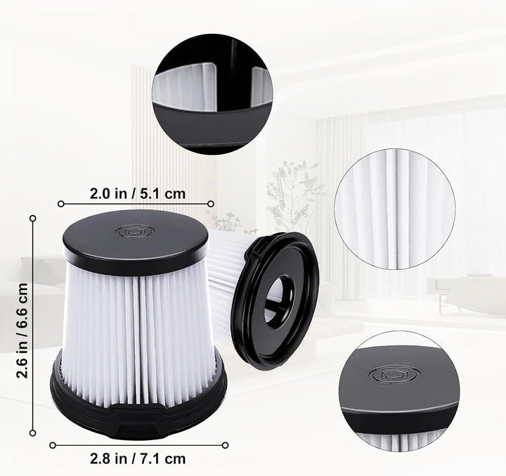 4 Stück Filter für Shark Detect Pro IW3611DE / IW3611EU / IW1611DE/ IW1611EU/ BU1120EU Kabelloser St