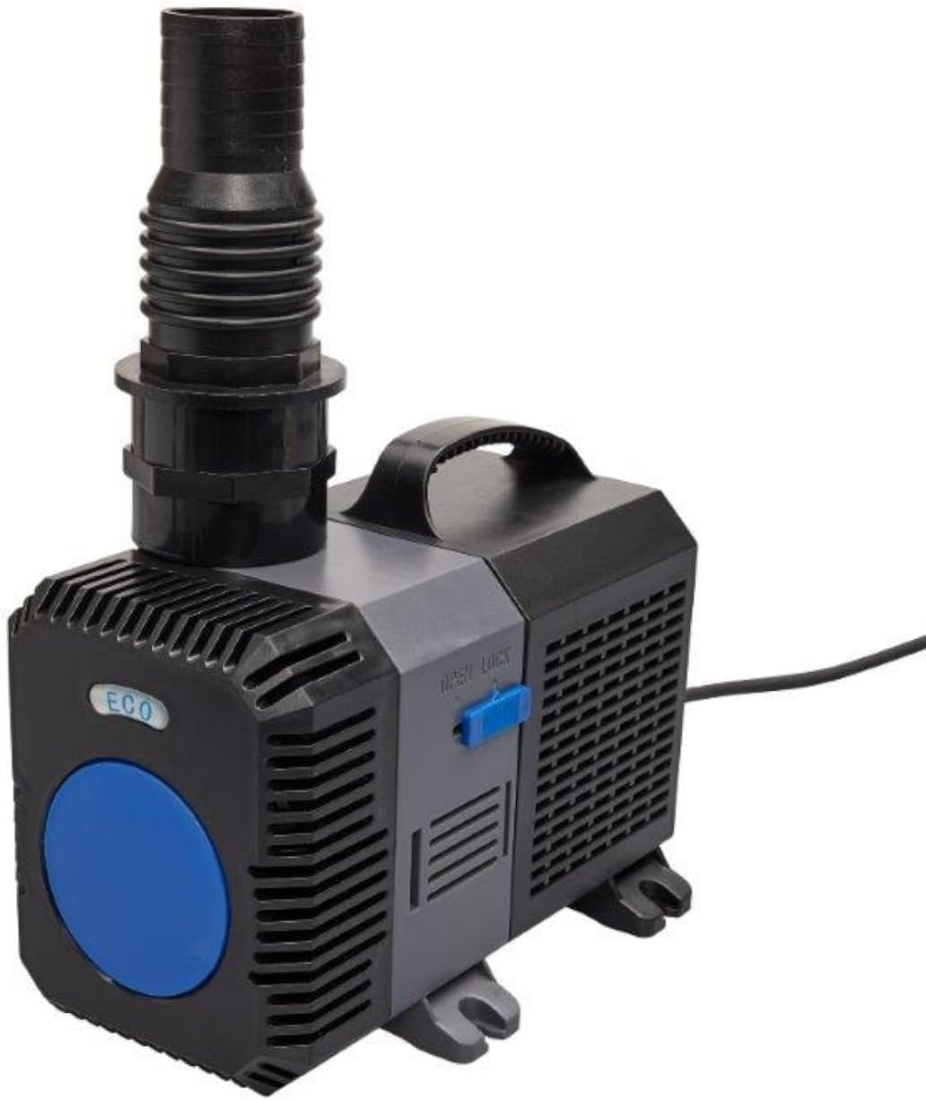 CHM GmbH® Eco Teichpumpe 30 Watt Bachlaufpumpe Filterpumpe 4500 L/h Pumpe Aquarium