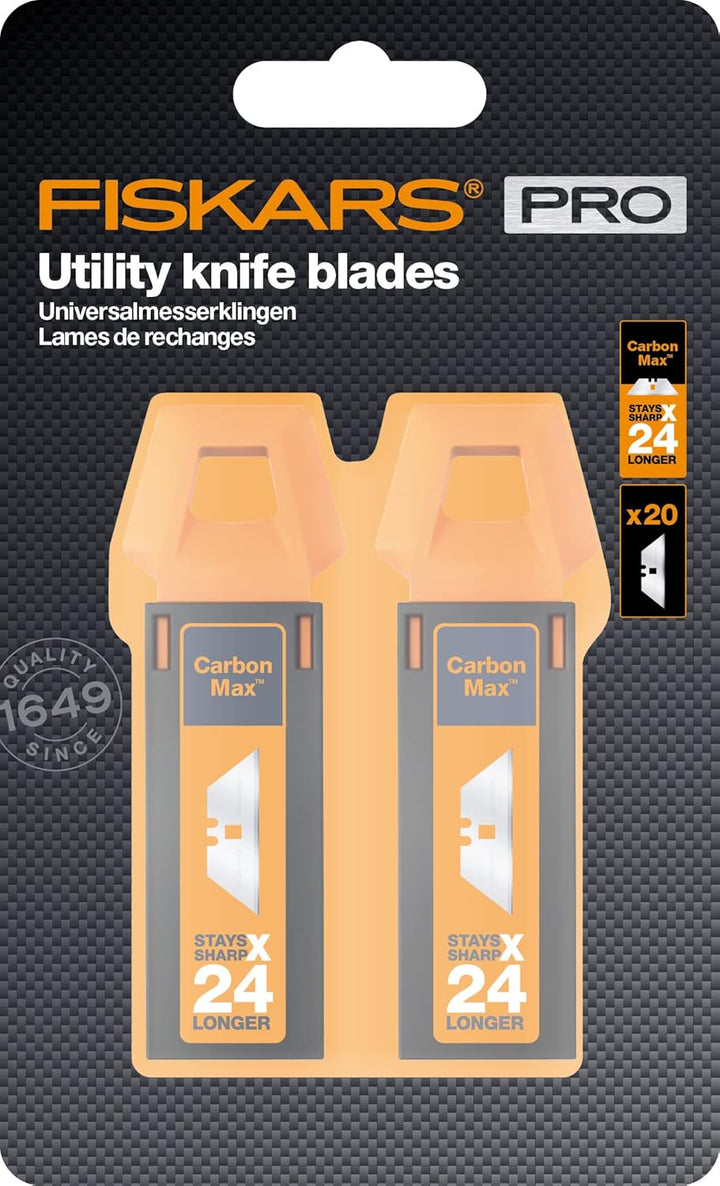 Fiskars Universalmesserklingen, Ersatz für mehrere Fiskars-Universalmesser, Klinge aus rostfreiem St
