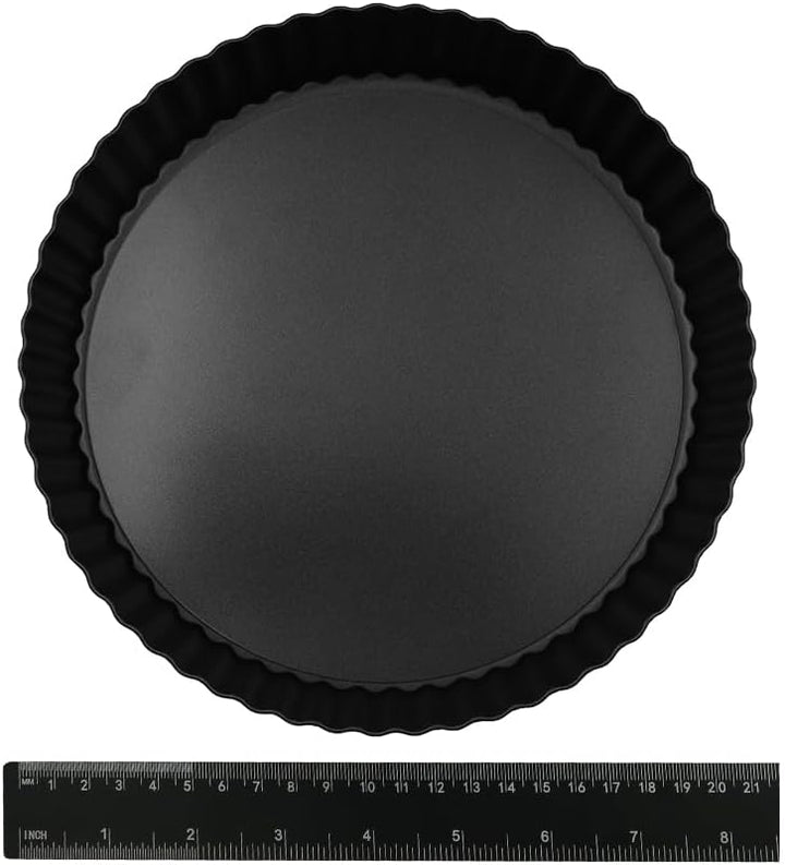 Namvo Quicheform 20 cm, hochwertiges Quicheform- und Tarteform-Set, antihaftbeschichtete Backform au