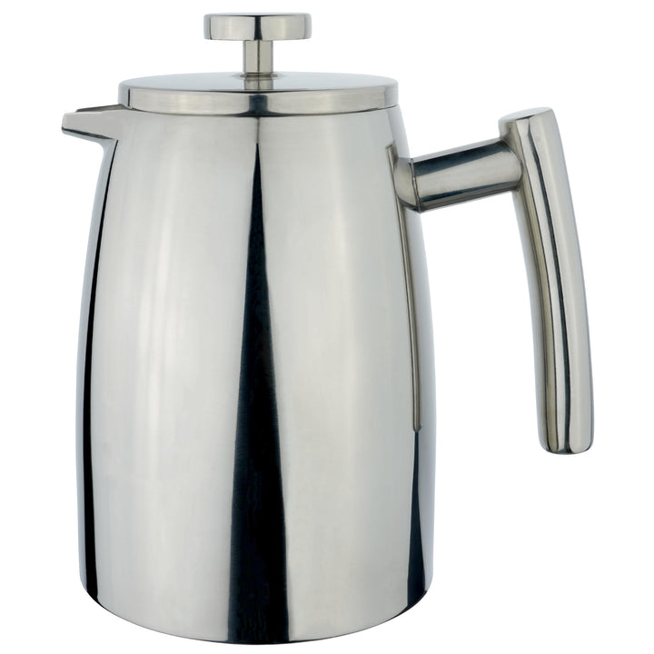 Café Stål Belmont Doppelwandiger Kaffeebereiter aus hochwertigem 18/10 Edelstahl – 6 Mokktassen, 800