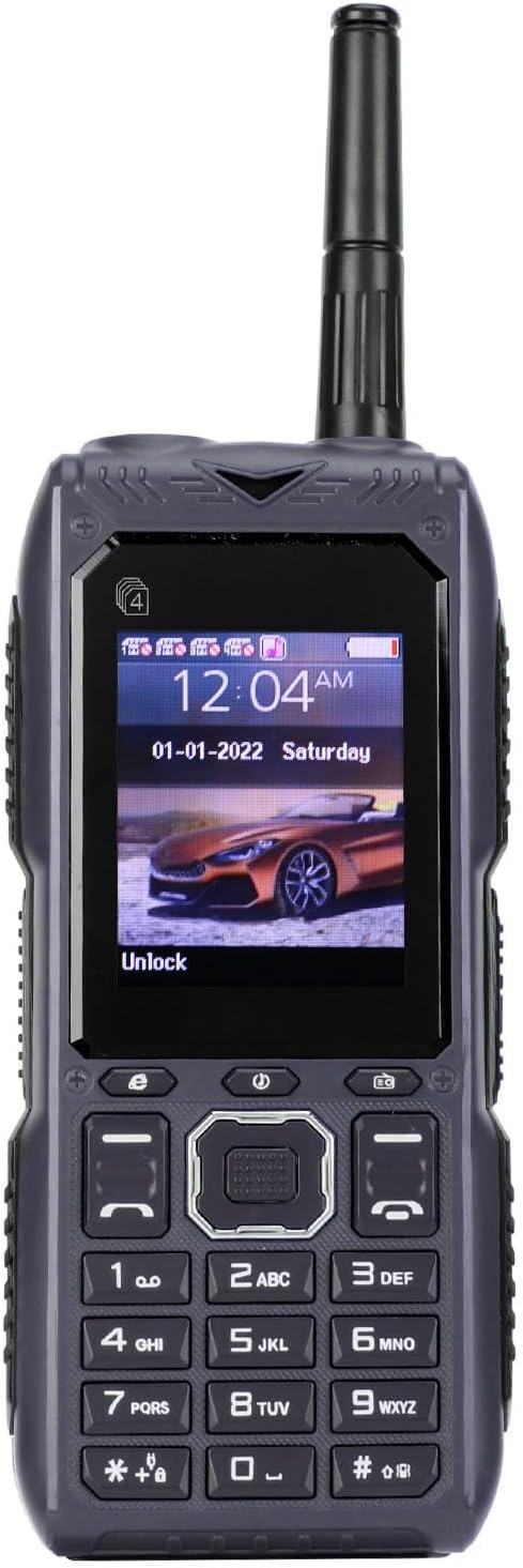 Entsperrtes Senioren-Handy 2G Retro Vier-Karten-Vier-Standby-2400-mAh-Akku Groötasten-Handy mit Ante