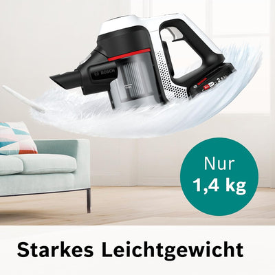 Bosch Akku-Staubsauger Unlimited Serie 6 BKS611MTB, kabelloser Handstaubsauger, beutellos, leicht, H