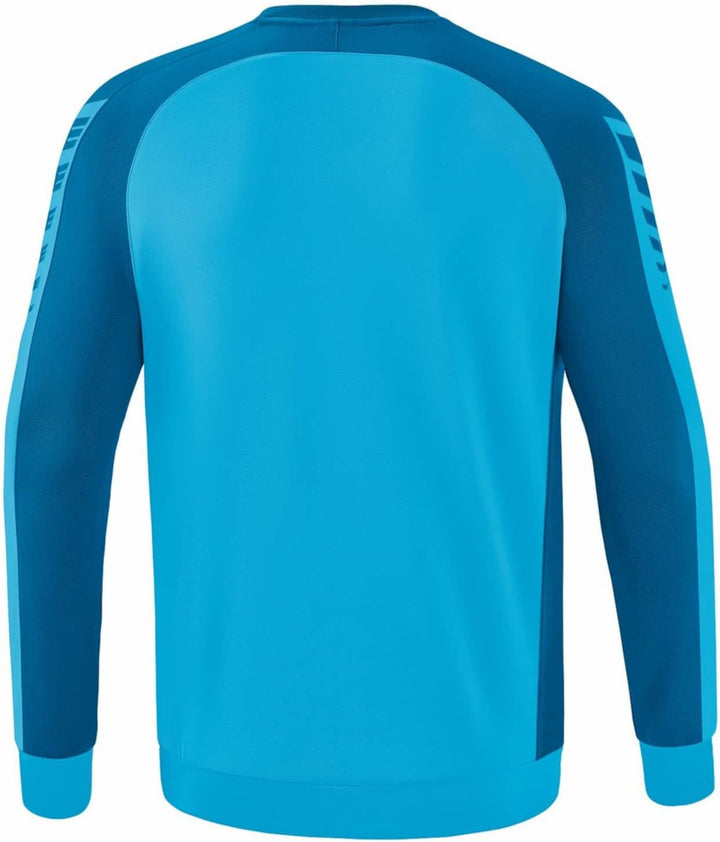 Erima Unisex Kinder Casual Six Wings Sweatshirt 116 Curacao/Mykonos, 116 Curacao/Mykonos