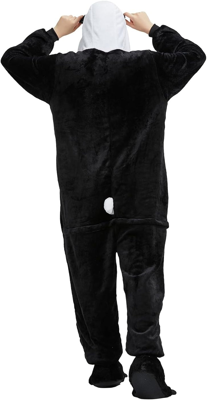 ZKomoL Pyjamas Onesies Cosplay Erwachsene Unisex Tiere Halloween Kostüm Kleid Loungewear, Tigermuste