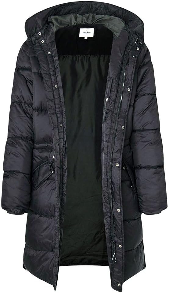 Pepe Jeans Herren Blai Puffer Parka S Schwarz (Black), S Schwarz (Black)