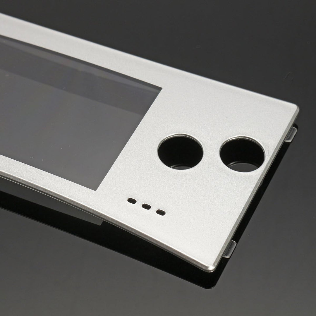 C-FUNN Ersatz Front Schalen Abdeckung Gehäuseteil Für Nintendo Gameboy Micro Gbm - Silber