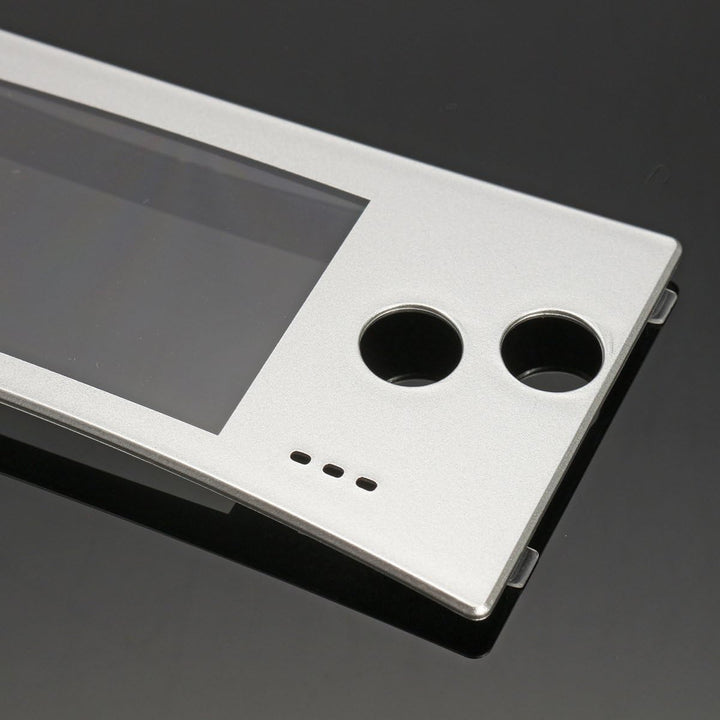 C-FUNN Ersatz Front Schalen Abdeckung Gehäuseteil Für Nintendo Gameboy Micro Gbm - Silber