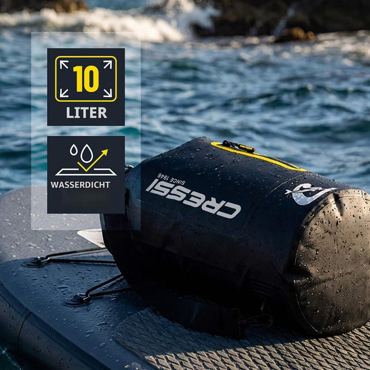 CRESSI Ocelot Waterproof Dry Bag Roll Top Storage Sack for Beach, Boat and Travel, Lightweight Water
