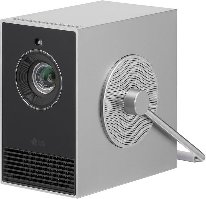 LG Electronics HU710PB CineBeam Q Laser Kompakter 4K UHD Projektor, bis 304,8 cm (120 Zoll), 500 Lum