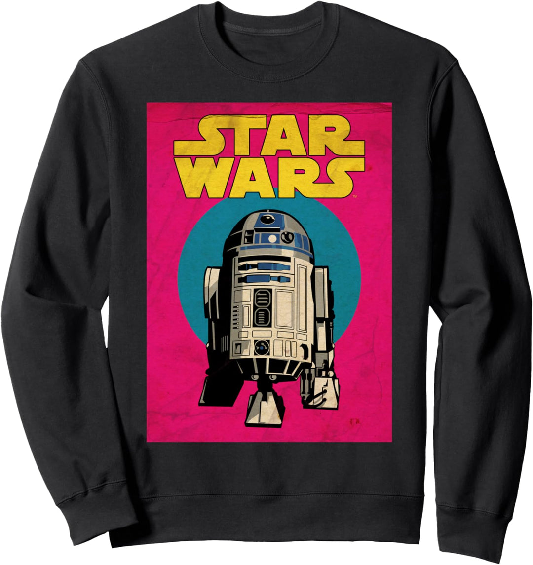 Star Wars R2-D2 Posed Neon Portrait Sweatshirt