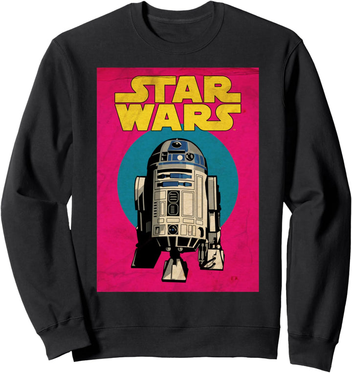Star Wars R2-D2 Posed Neon Portrait Sweatshirt