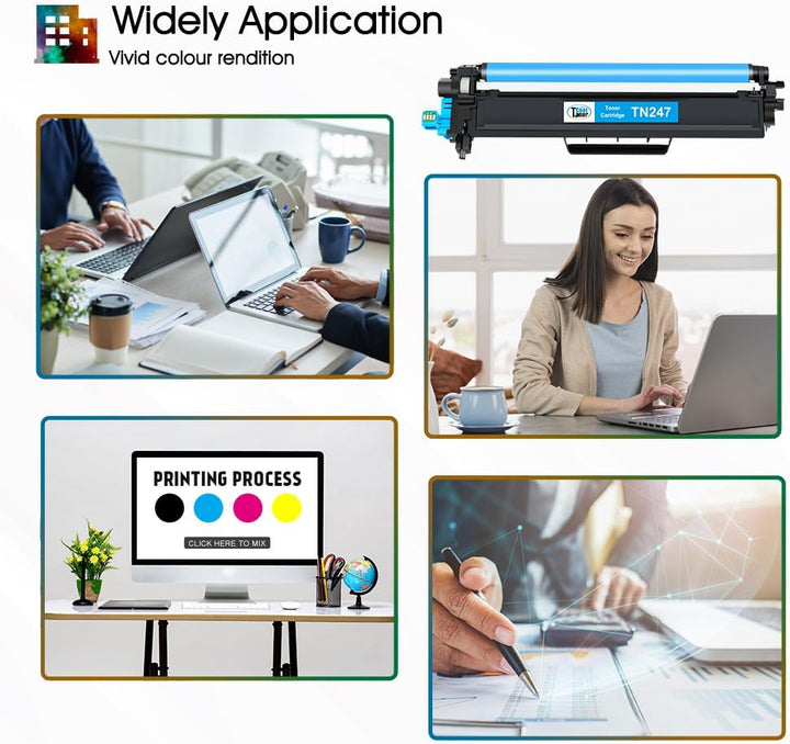 TN-243CMYK TN247 MFC L3750CDW Toner: für Brother DCP-L3550CDW Toner MFC-L3750CDW MFC-L3770CDW HL-L32