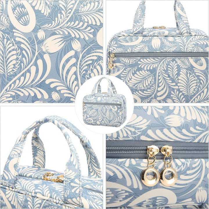 Kulturtasche Damen, LOVEVOOK wasserdichte Kulturbeutel zum Aufhängen, Faltbare Waschtasche Kosmetikt